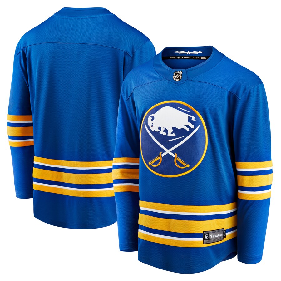 Men's Buffalo Sabres Fanatics Branded Royal 2020/21 Home Breakaway Jersey - Puhuasuan