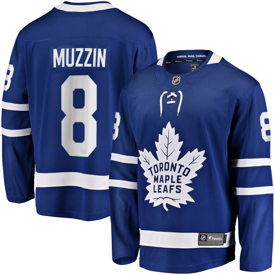 Men's Toronto Maple Leafs Jake Muzzin Fanatics Branded Blue Replica Player Jersey - Puhuasuan