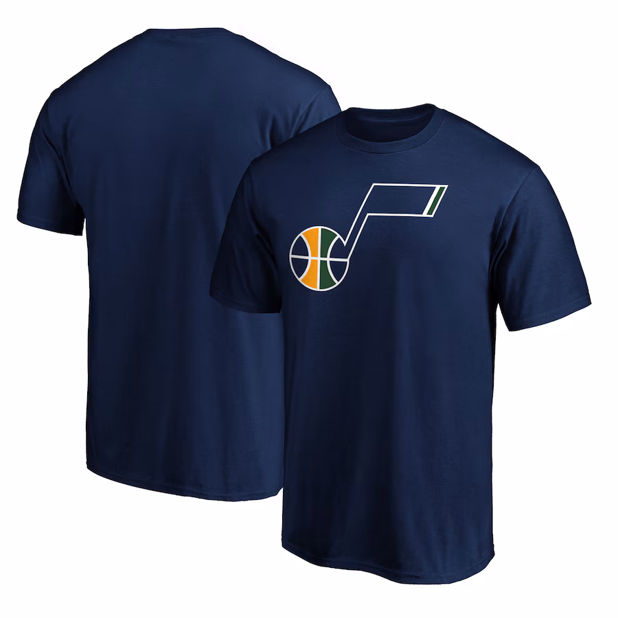 Men's Utah Jazz Fanatics Navy Primary Team Logo T-Shirt - Puhuasuan