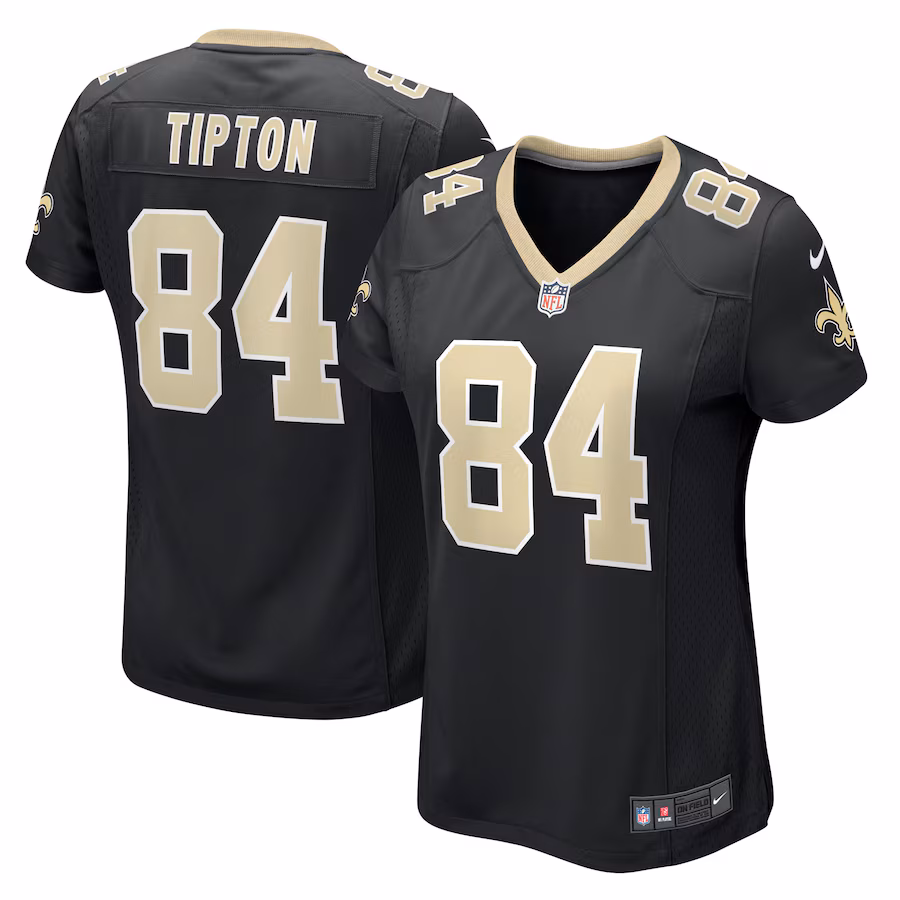 Women's New Orleans Saints Mason Tipton Nike Black Game Jersey - Puhuasuan