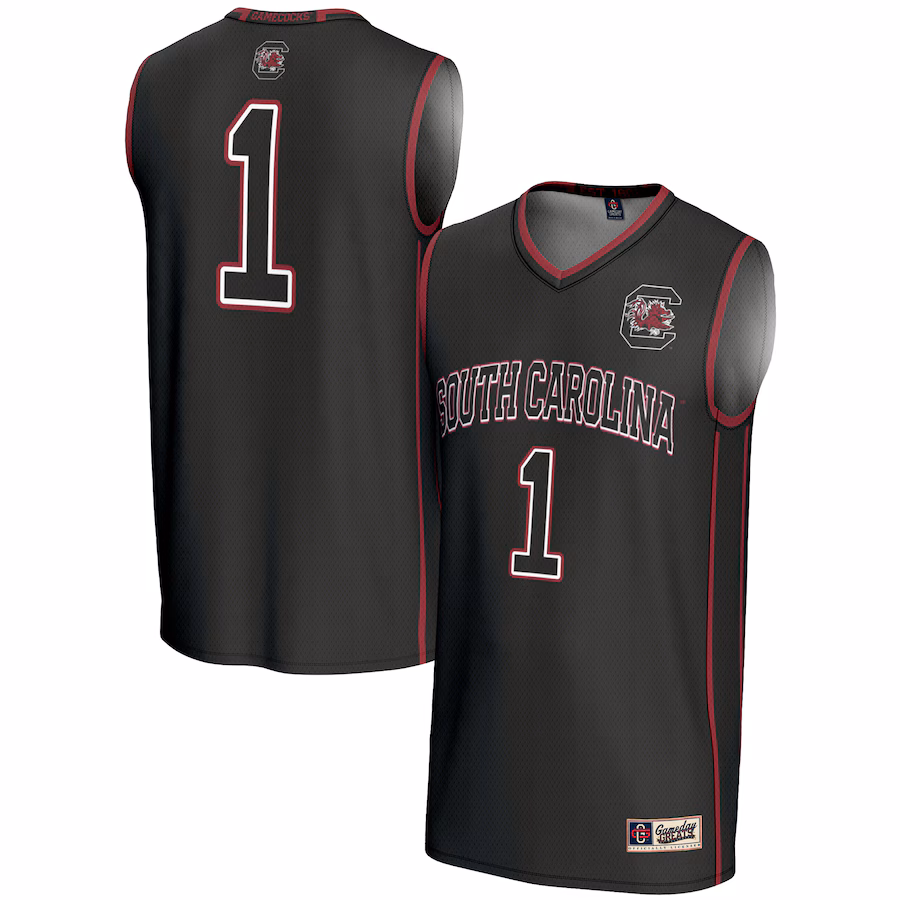 Unisex GameDay Greats #1 Black South Carolina Gamecocks Lightweight Basketball Jersey - Puhuasuan
