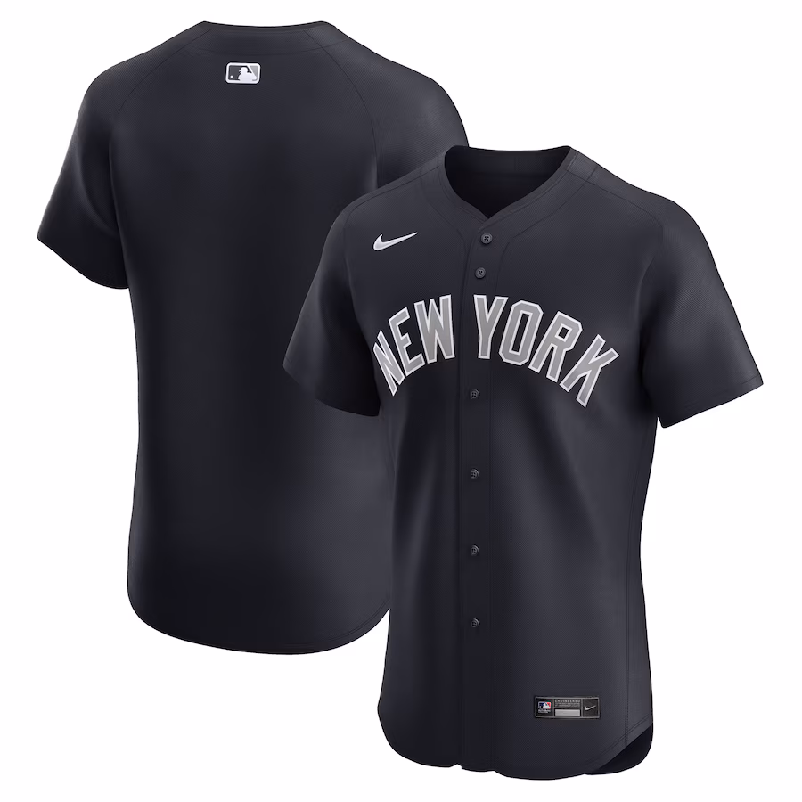 Men's New York Yankees Nike Navy Elite Jersey - Puhuasuan