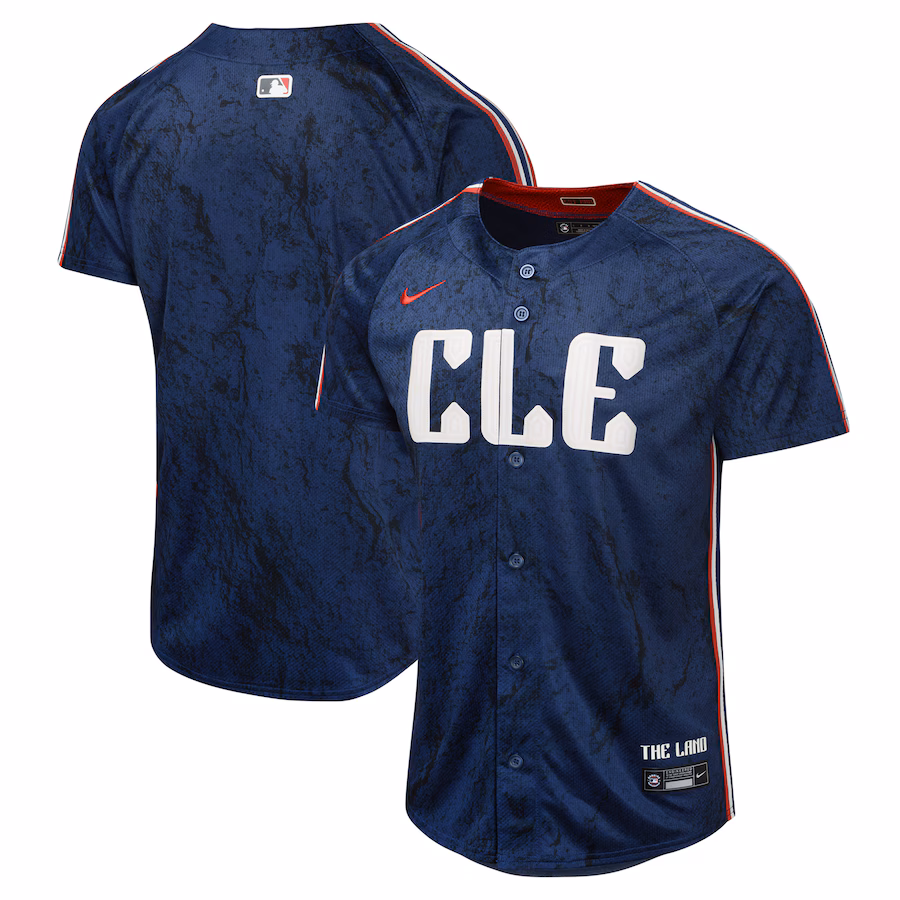 Youth Cleveland Guardians Nike Navy 2024 City Connect Limited Jersey - Puhuasuan