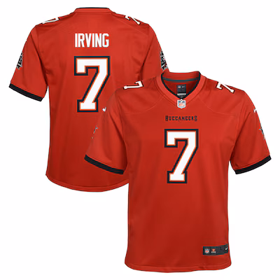 Youth Tampa Bay Buccaneers Bucky Irving Nike Red Team Game Jersey - Puhuasuan