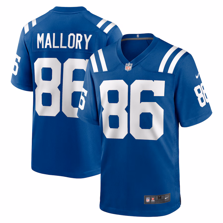 Men's Indianapolis Colts Will Mallory Nike  Royal Team Game Jersey - Puhuasuan