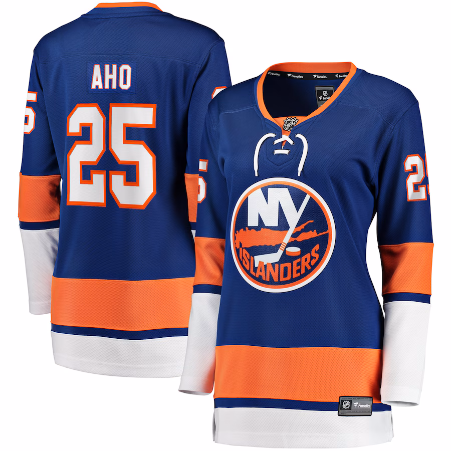 Women's New York Islanders Sebastian Aho Fanatics Royal Home Breakaway Player Jersey - Puhuasuan