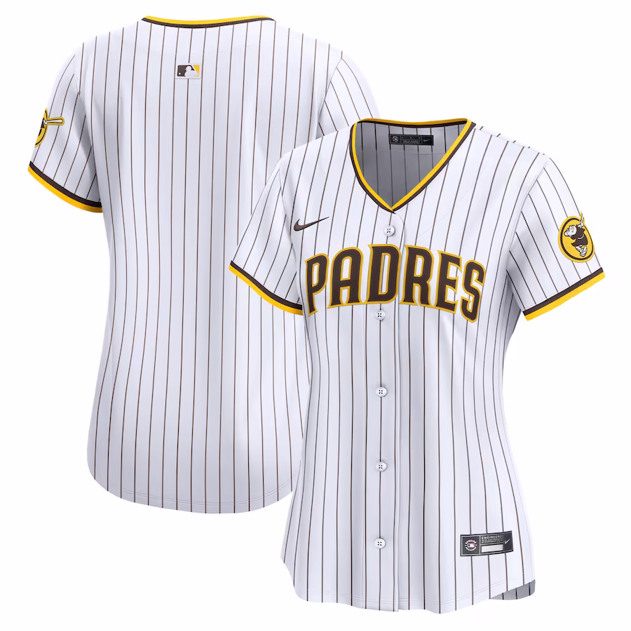 Women's San Diego Padres Nike White Home Limited Jersey - Puhuasuan