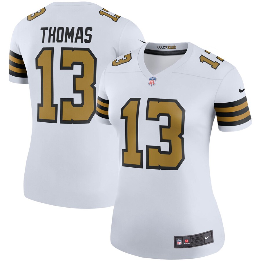Women's New Orleans Saints Michael Thomas Nike White Color Rush Legend Player Jersey - Puhuasuan