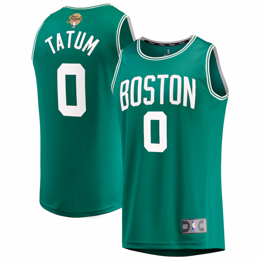 Youth Boston Celtics Jayson Tatum Fanatics Kelly Green 2024 NBA Finals Fast Break Replica Player Jersey - Icon Edition - Puhuasuan