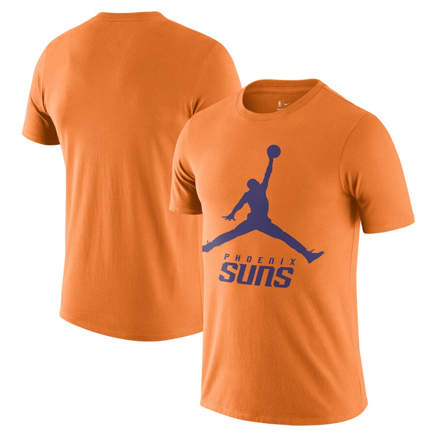Men's Phoenix Suns Nike Orange Essential Jumpman T-Shirt - Puhuasuan