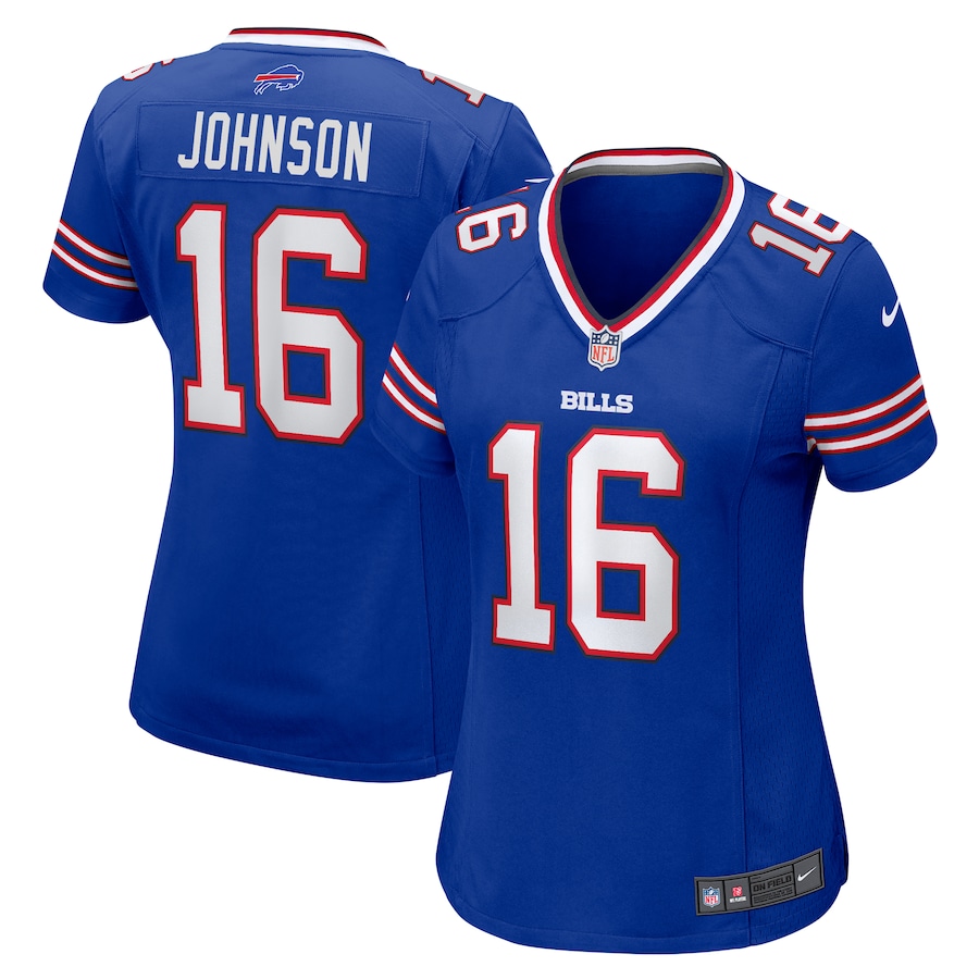 Women's Buffalo Bills Xavier Johnson Nike  Royal Game Jersey - Puhuasuan