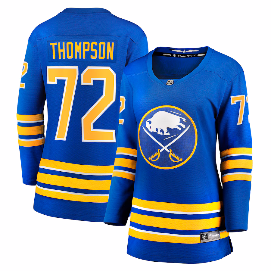 Women's Buffalo Sabres Tage Thompson Fanatics Royal Home Breakaway Player Jersey - Puhuasuan