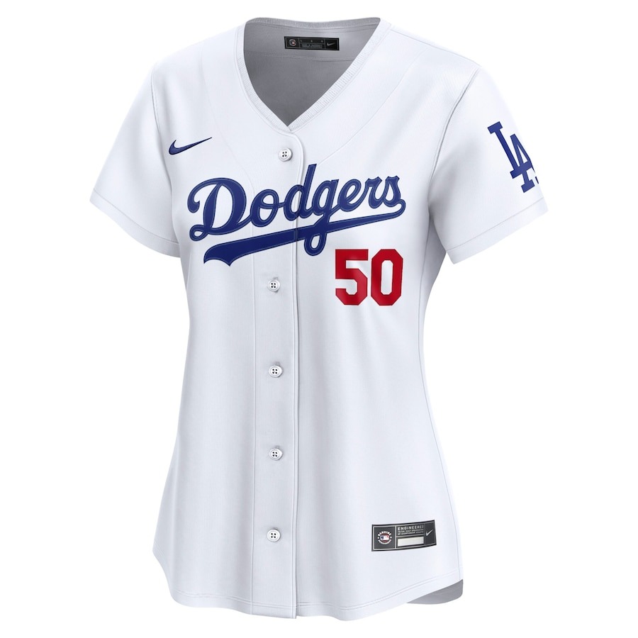 Women's Los Angeles Dodgers Mookie Betts Nike White Home Limited Player Jersey - Puhuasuan