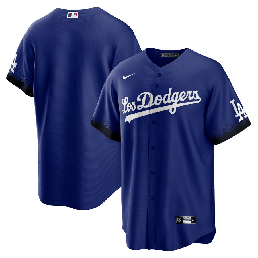 Men's Los Angeles Dodgers Nike Royal City Connect Replica Jersey - Puhuasuan