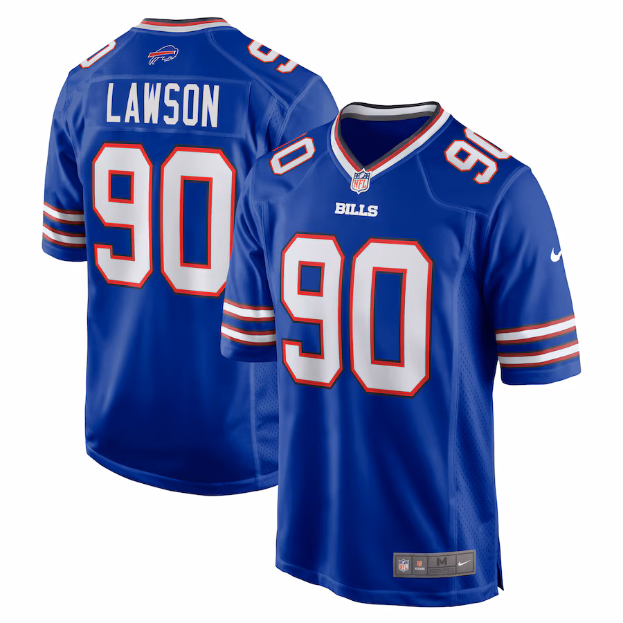 Men's Buffalo Bills Shaq Lawson Nike Royal Player Game Jersey - Puhuasuan