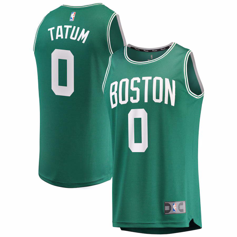 Youth Boston Celtics Jayson Tatum Fanatics Green Fast Break Replica Jersey - Icon Edition - Puhuasuan