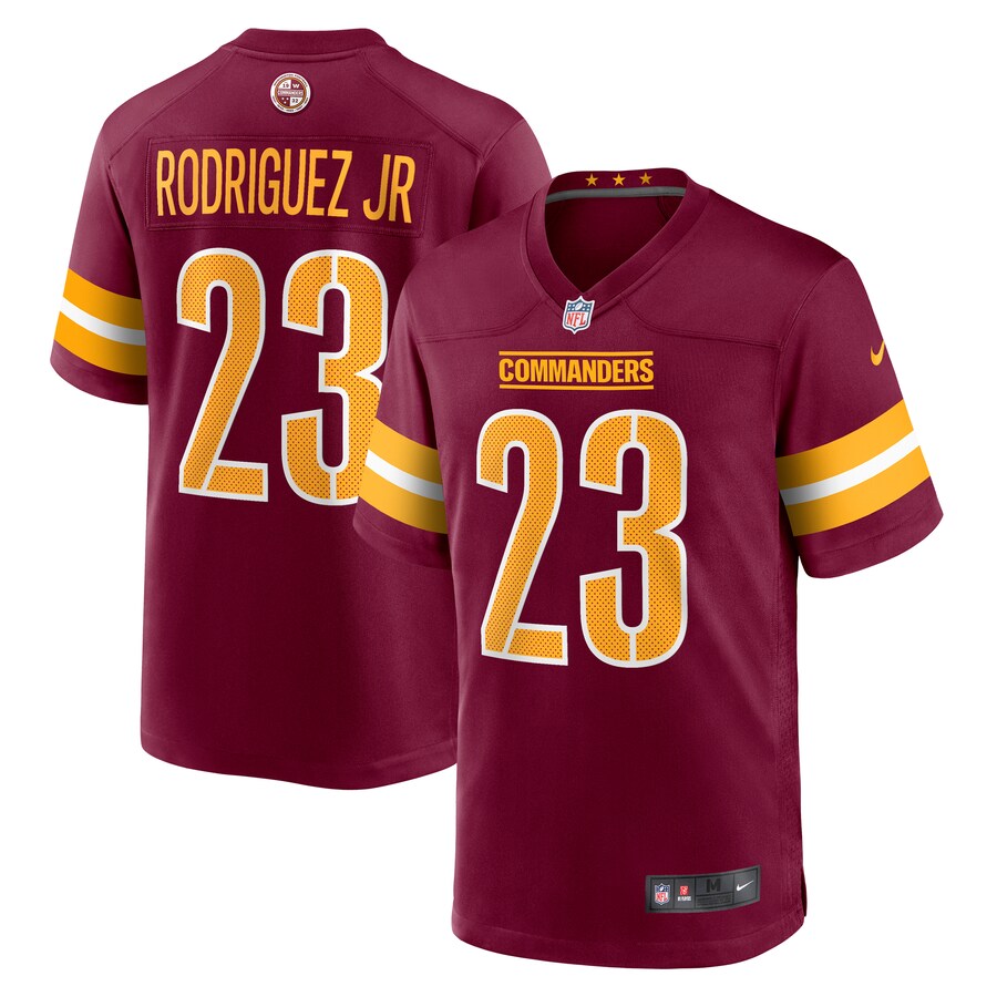 Men's Washington Commanders Chris Rodriguez Jr. Nike Burgundy Team Game Jersey - Puhuasuan