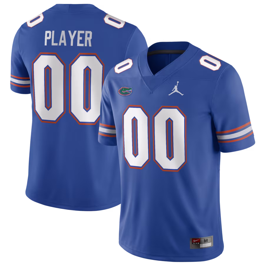 Florida Gators Jordan Brand Pick-A-Player NIL Replica Football Jersey - Royal - Puhuasuan