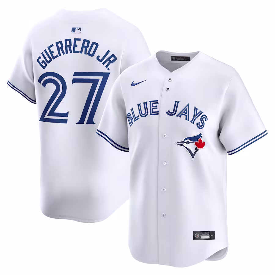 Men's Toronto Blue Jays Vladimir Guerrero Jr. Nike White Home Limited Player Jersey - Puhuasuan