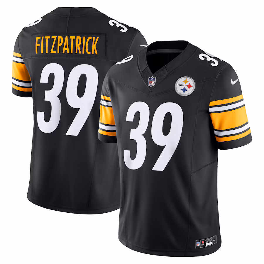 Men's Pittsburgh Steelers Minkah Fitzpatrick Nike Black Vapor F.U.S.E. Limited Jersey - Puhuasuan