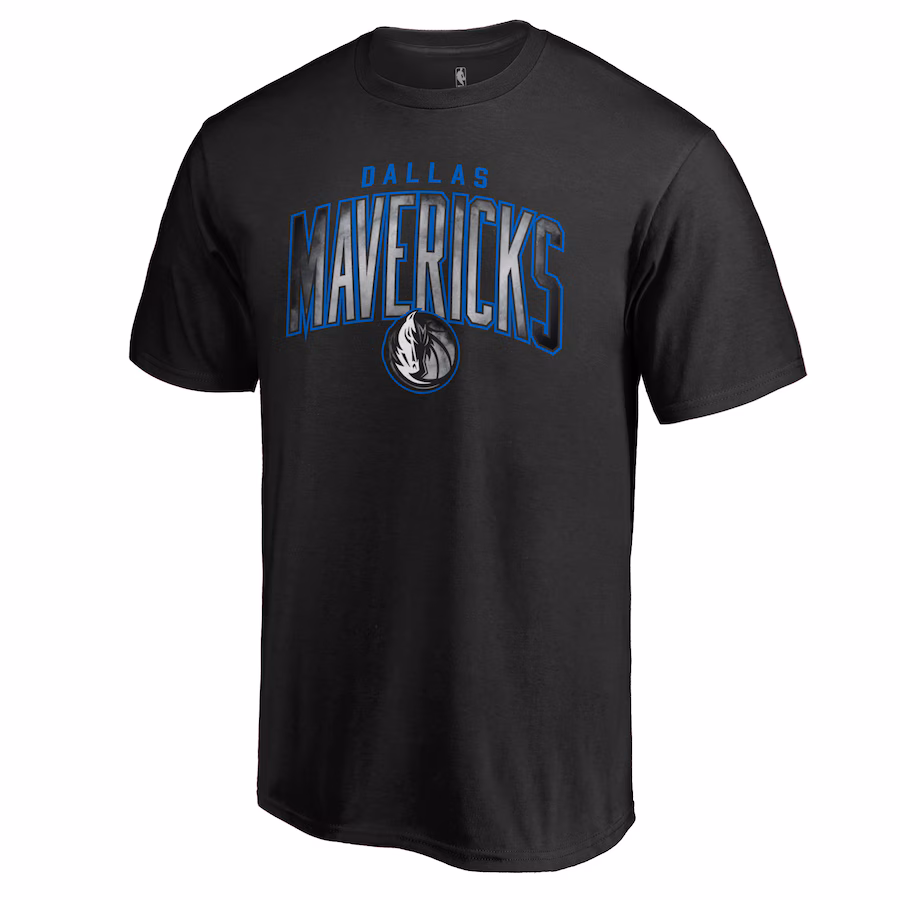 Men's Dallas Mavericks Black Arch Smoke T-Shirt - Puhuasuan