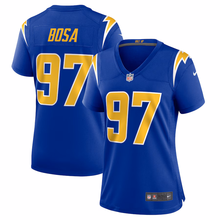 Women's Los Angeles Chargers Joey Bosa Nike Royal 2nd Alternate Game Jersey - Puhuasuan