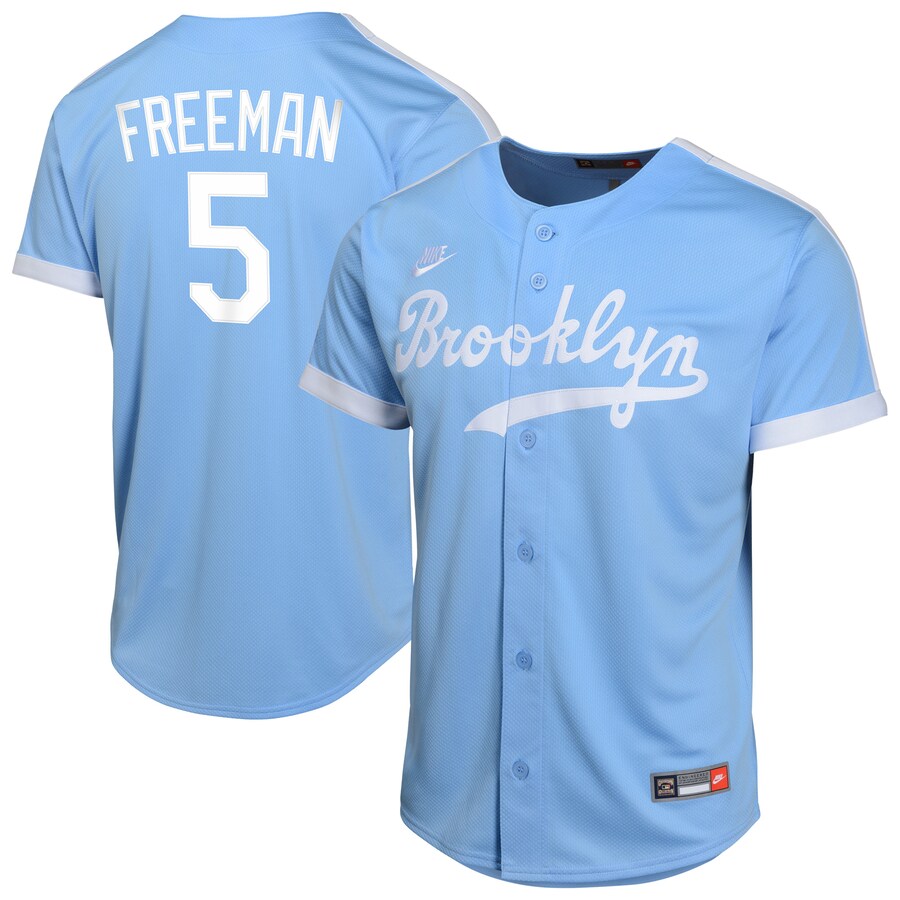 Men's Los Angeles Dodgers Freddie Freeman Nike Royal Limited Cooperstown Collection Alternate Jersey - Puhuasuan