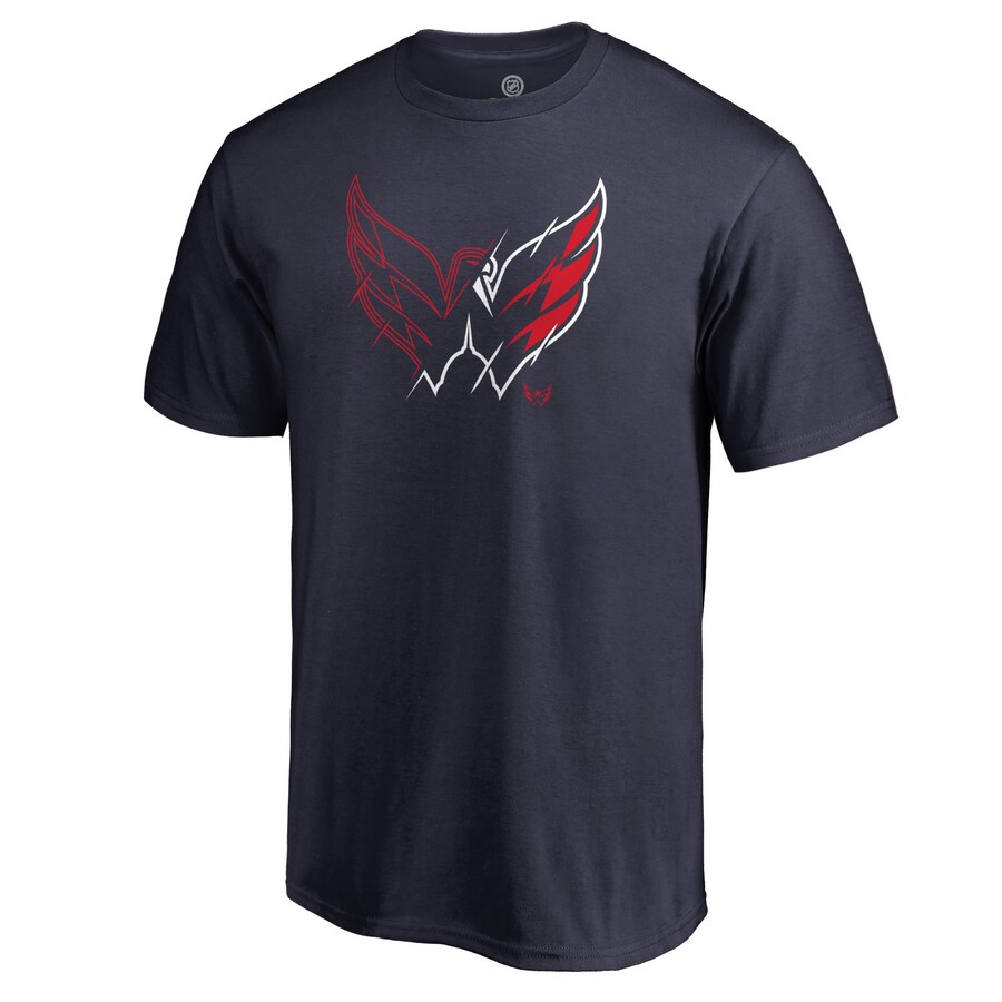 Men's Washington Capitals Navy X-Ray T-Shirt - Puhuasuan