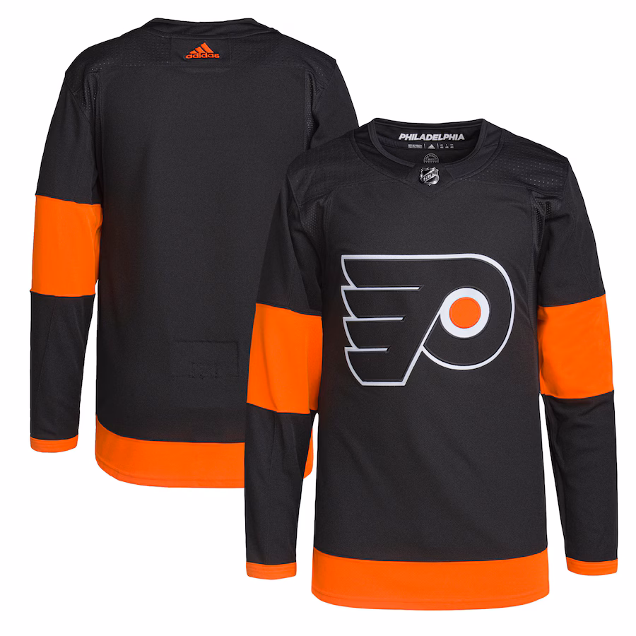 Men's Philadelphia Flyers adidas Black Alternate Primegreen Authentic Jersey - Puhuasuan