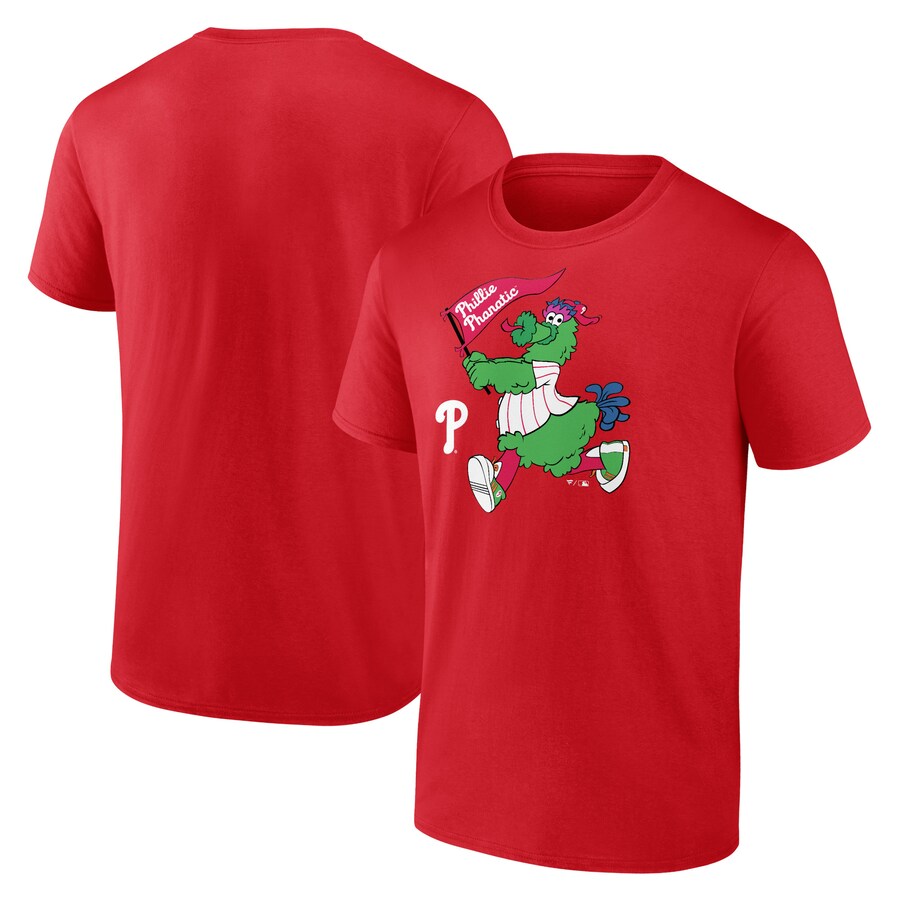 Men's Philadelphia Phillies Red Phanatic T-Shirt - Puhuasuan