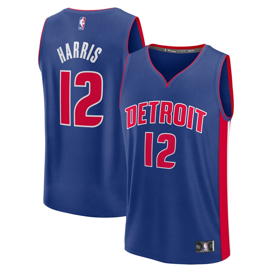 Youth Detroit Pistons Tobias Harris Fanatics Blue Fast Break Replica Player Jersey - Icon Edition - Puhuasuan