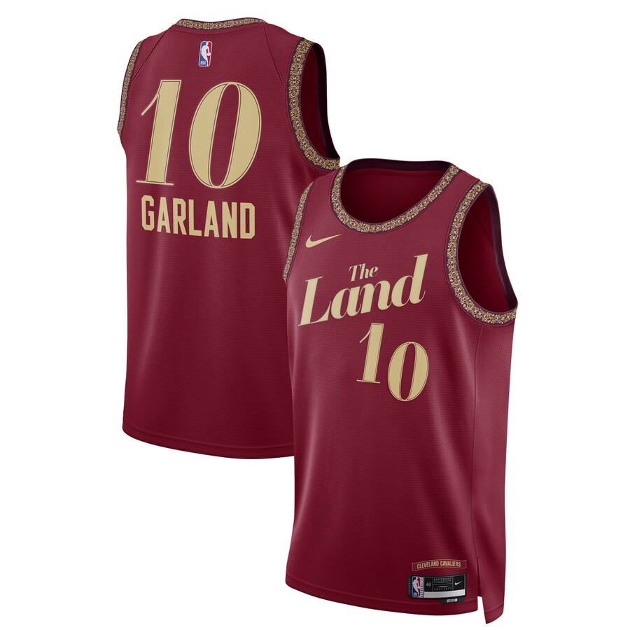 Unisex Cleveland Cavaliers Darius Garland Nike Wine 2023/24 Swingman Jersey - City Edition - Puhuasuan