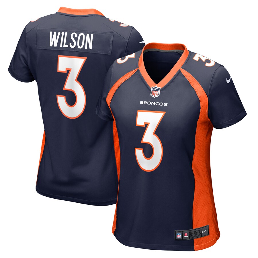 Women's Denver Broncos Russell Wilson Nike Navy Player Jersey - Puhuasuan