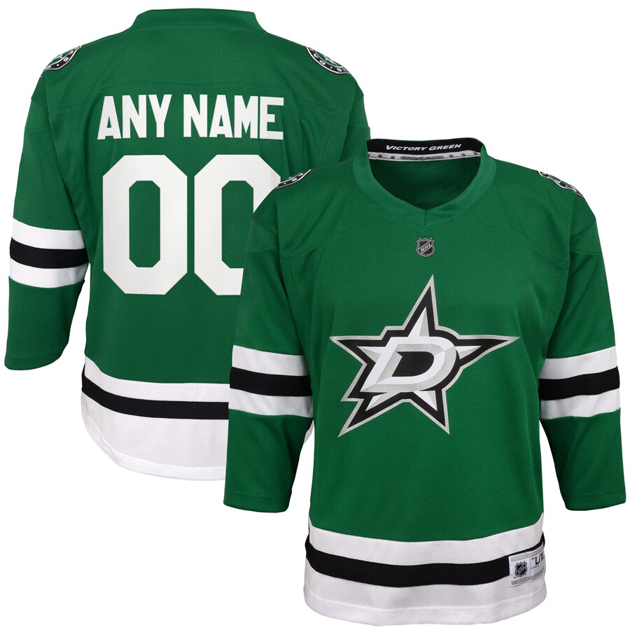 Youth Dallas Stars Green Home Replica Custom Jersey - Puhuasuan