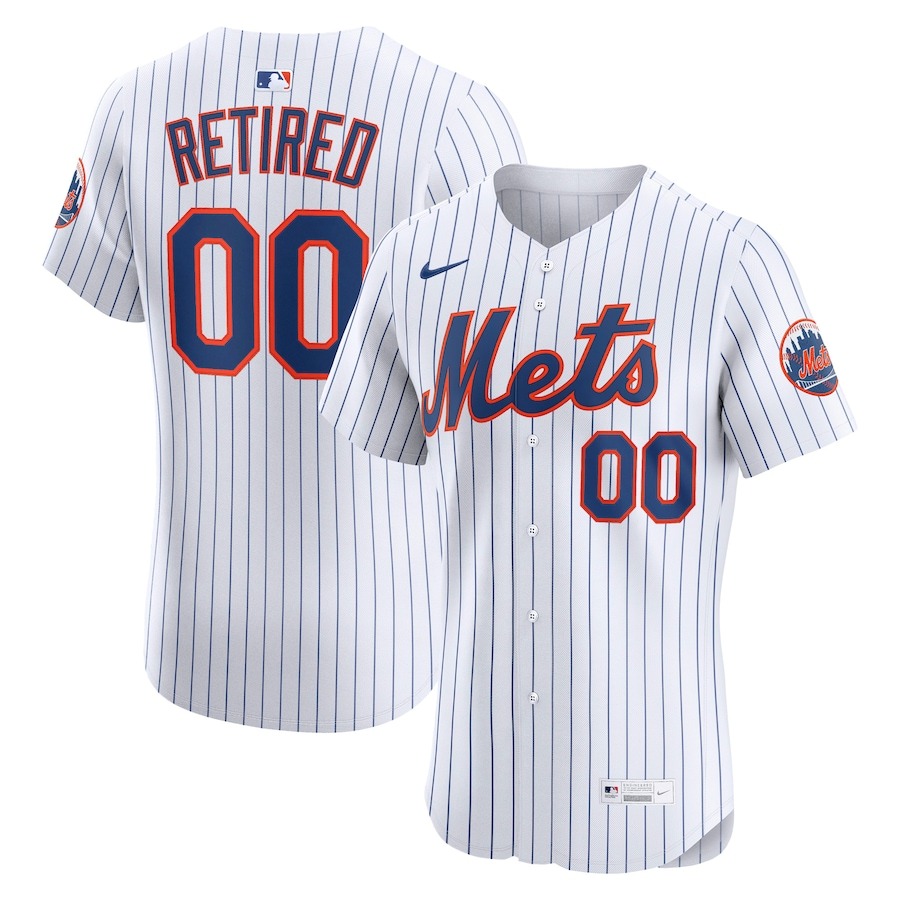Men's New York Mets  Nike White 2024 MLB World Tour London Series Home Pick-A-Player Limited Jersey - Puhuasuan