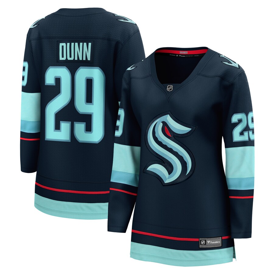 Women's Seattle Kraken Vince Dunn Fanatics Branded Deep Sea Blue Home Breakaway Player Jersey - Puhuasuan