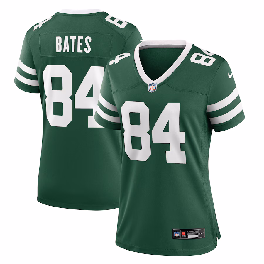 Women's New York Jets Brenden Bates Nike Legacy Green Team Game Jersey - Puhuasuan
