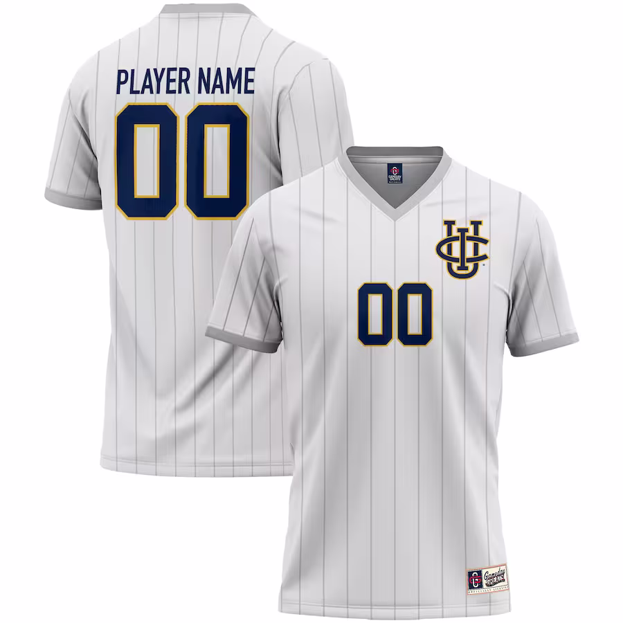 UC Irvine Anteaters GameDay Greats NIL Pick-A-Player Lightweight Men's Soccer Jersey - White - Puhuasuan