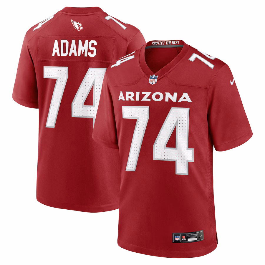 Men's Arizona Cardinals Isaiah Adams Nike Cardinal Team Game Jersey - Puhuasuan