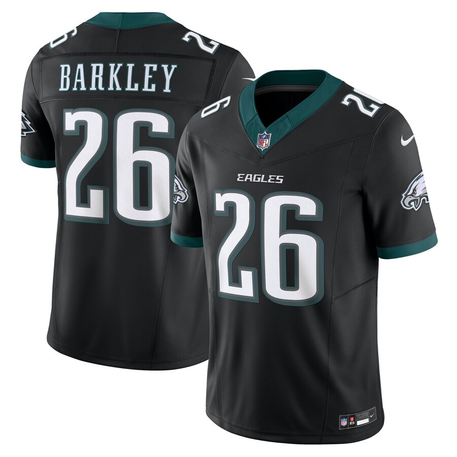 Men's Philadelphia Eagles Saquon Barkley Nike Black Vapor F.U.S.E. Limited Jersey - Puhuasuan