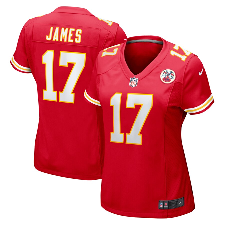 Women's Kansas City Chiefs Richie James Nike Red Game Jersey - Puhuasuan