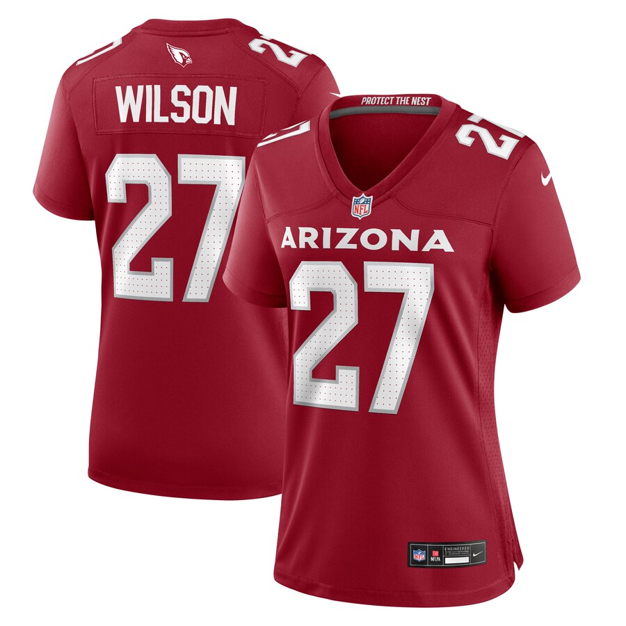 Women's Arizona Cardinals Divaad Wilson Nike  Cardinal Team Game Jersey - Puhuasuan