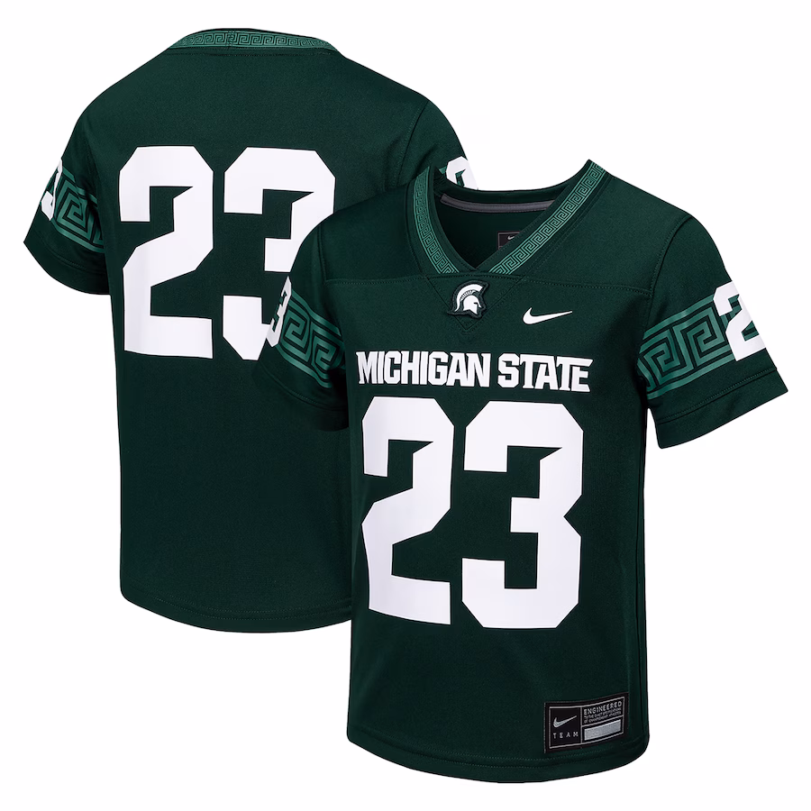 Youth Nike #23 Green Michigan State Spartans Untouchable Replica Game Jersey - Puhuasuan