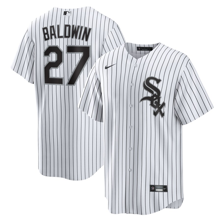 Men's Chicago White Sox Brooks Baldwin Nike White Home Replica Jersey - Puhuasuan