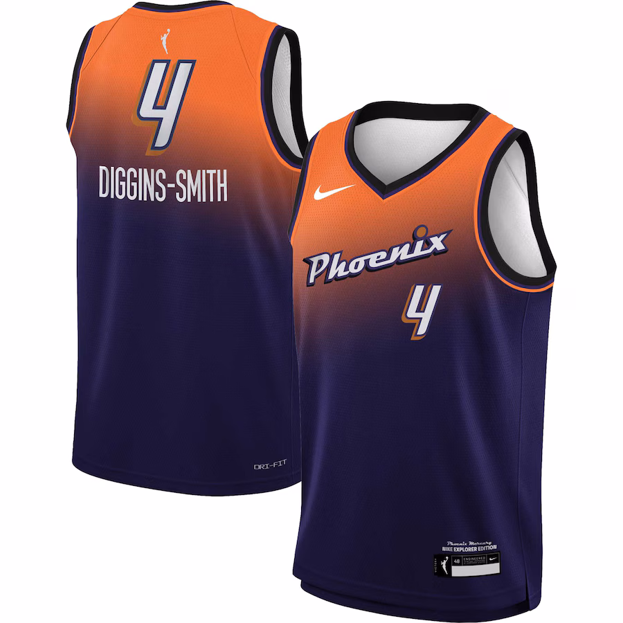 Youth Phoenix Mercury Skylar Diggins-Smith Nike Purple 2021 Explorer Edition Victory Player Jersey - Puhuasuan