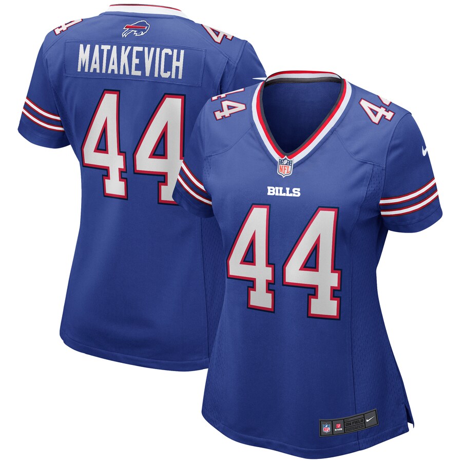 Women's Buffalo Bills Tyler Matakevich Nike Royal Player Game Jersey - Puhuasuan