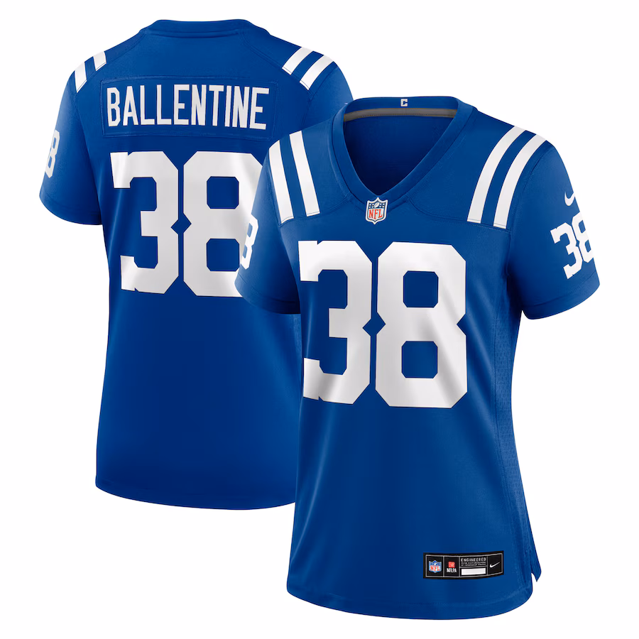 Women's Indianapolis Colts Corey Ballentine Nike Royal Team Game Jersey - Puhuasuan