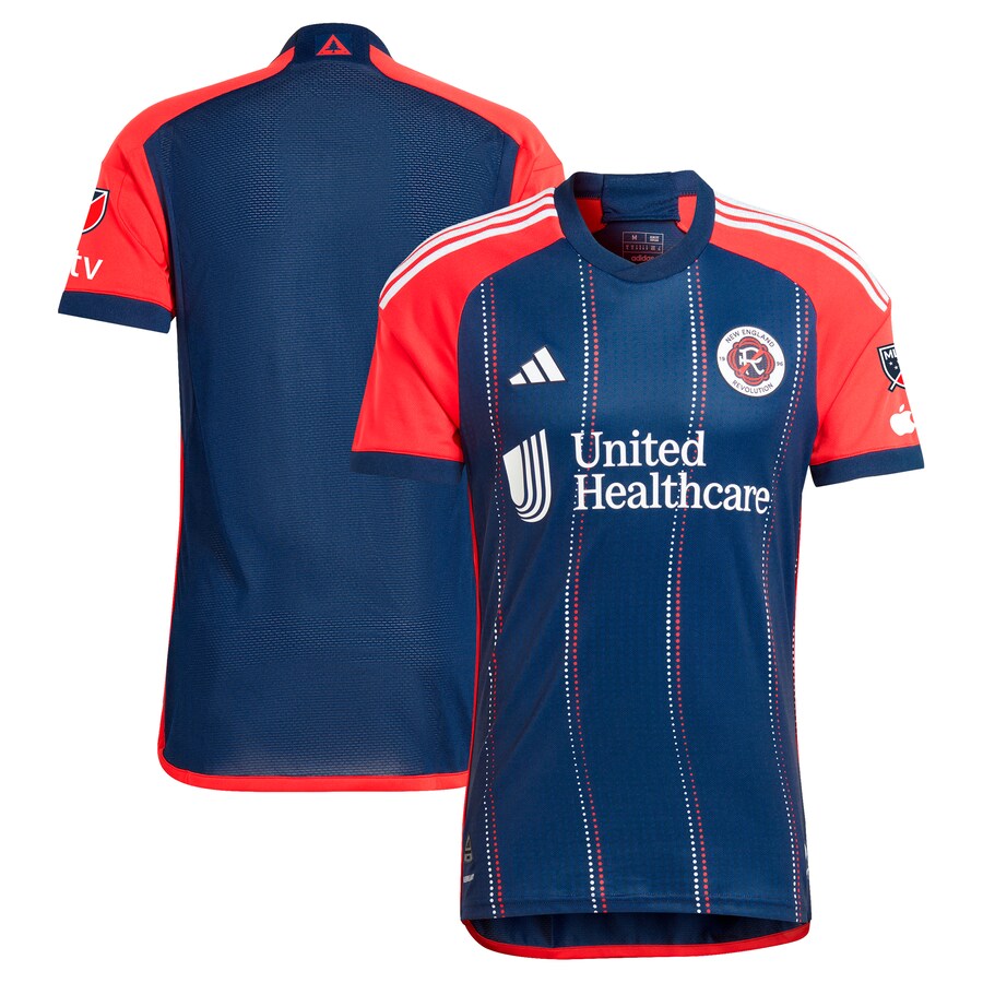 Men's New England Revolution  adidas Navy 2024 Boston Tea Party Authentic Jersey - Puhuasuan