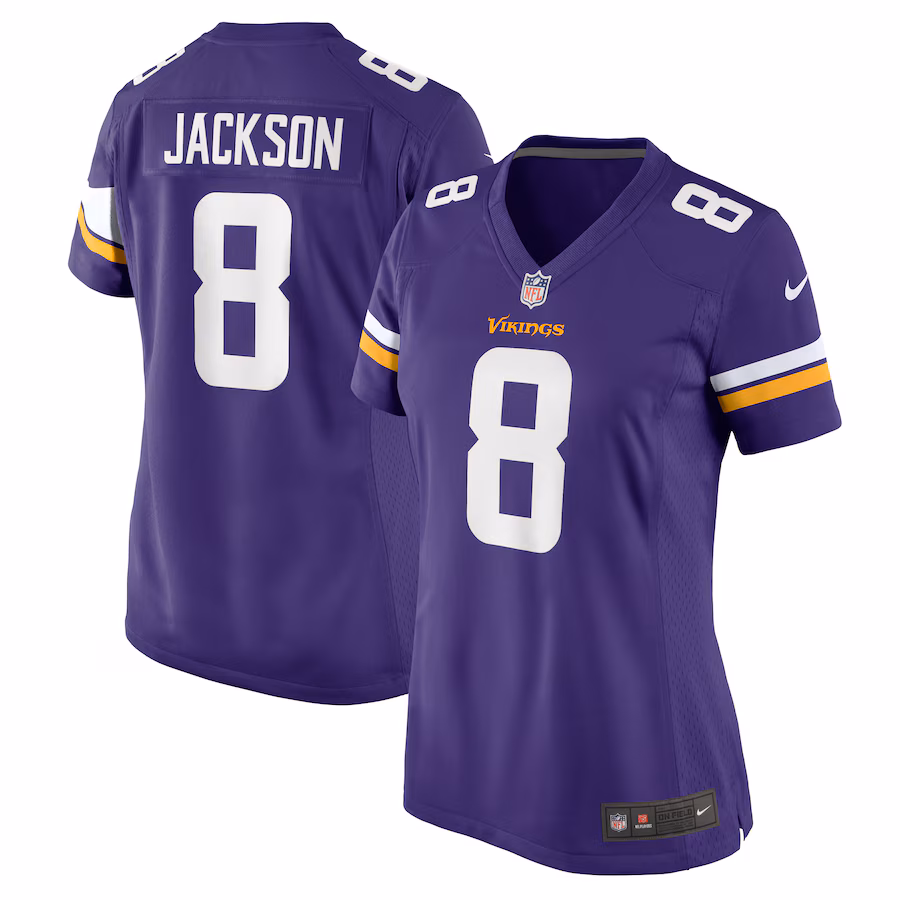 Women's Minnesota Vikings Trishton Jackson Nike Purple Game Jersey - Puhuasuan