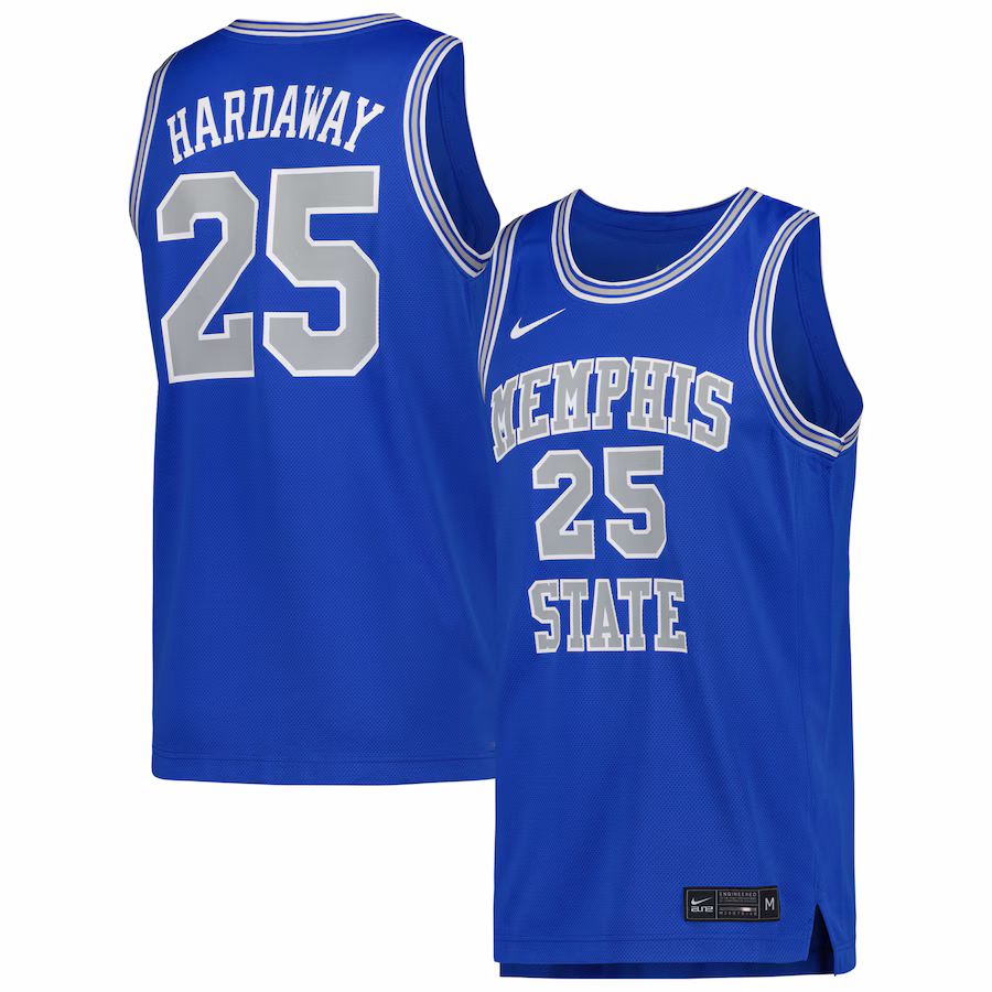 Men's Nike Penny Hardaway Royal Memphis Tigers Retro Performance Basketball Jersey - Puhuasuan